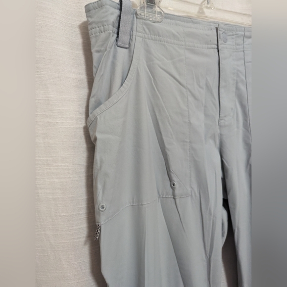 Women's Columbia PFG Omni shield cement colored fishing pants size 14 - Picture 2 of 10